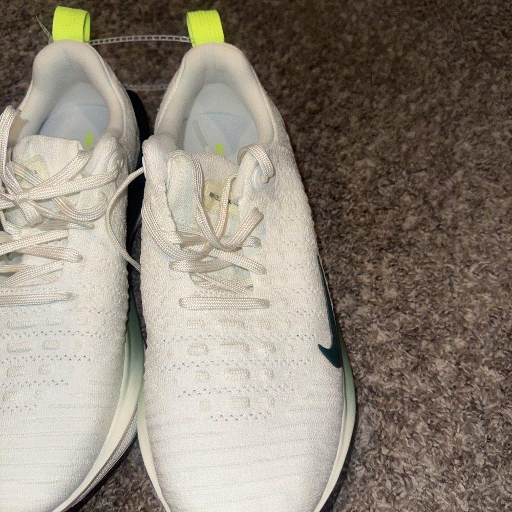 MEN‎ NIKE FZ4019 100 REACTX RUN 4 RUNNING WHITE/GREEN SHOES Size 9.5 Grade B